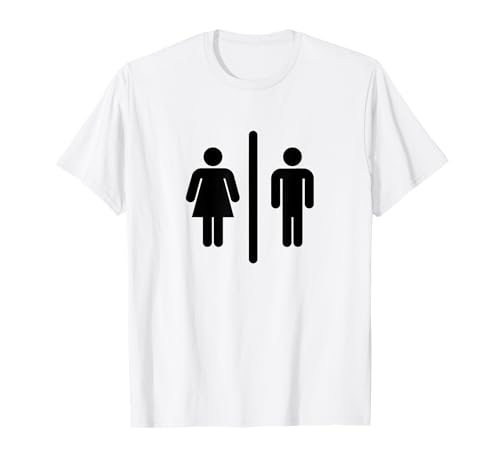 Toilettensymbol Herren Damen T-Shirt Toilettensymbol Herren Damen T-Shirt von Genders