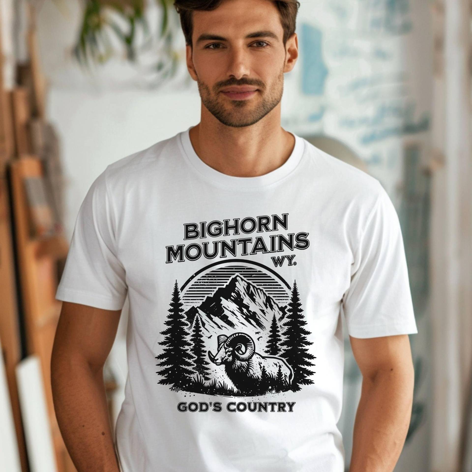 Bighorn Mountains T-Shirt Unisex Wander-Abenteuer-Shirt Bighorn Mountains T-Shirt Unisex Wander-Abenteuer-Shirt von GeneralStorebyBill