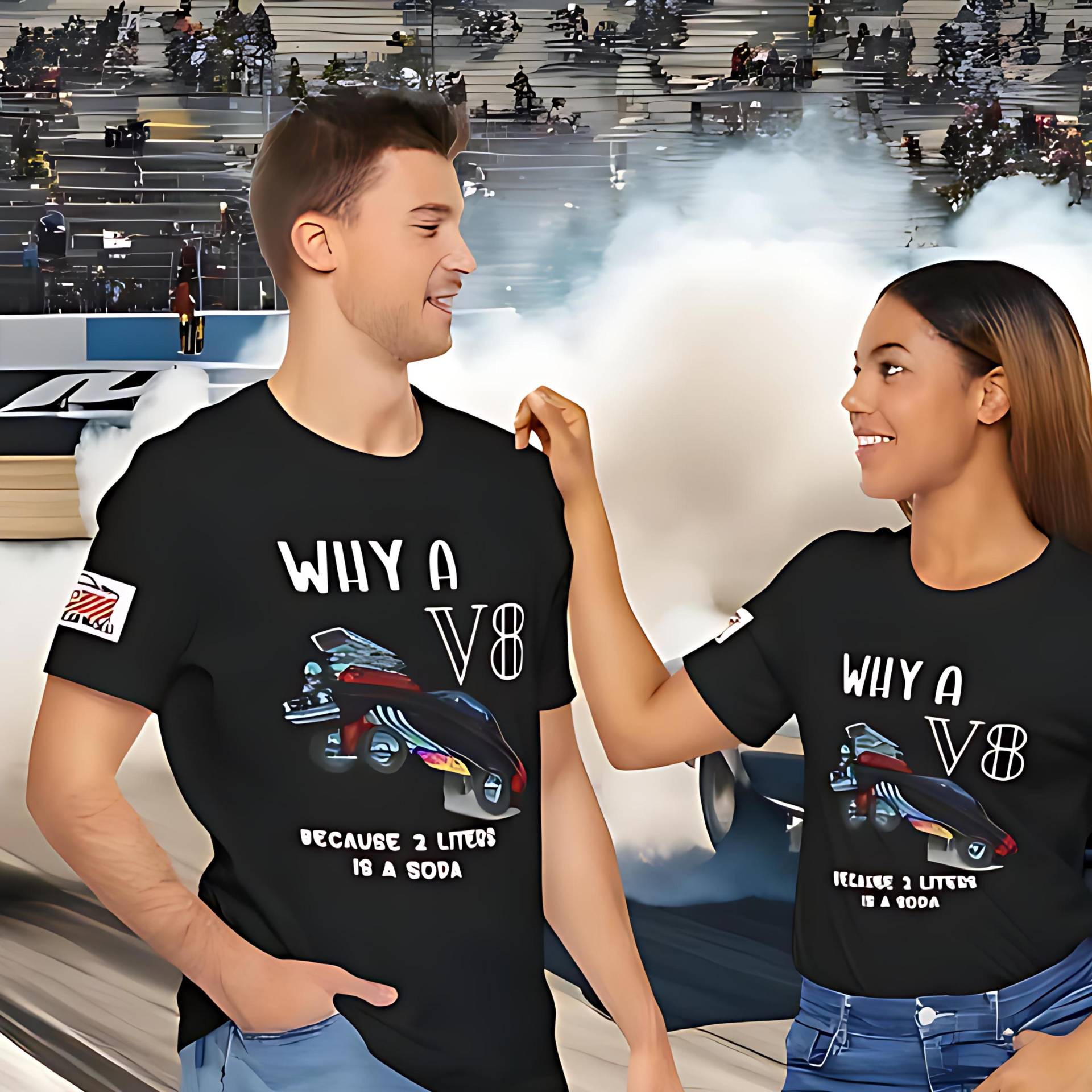 Lustiges V8 Muskelauto-T-Shirt Cartoon-Grafik, Geschenk Für Autoliebhaber Lustiges V8 Muskelauto-T-Shirt Cartoon-Grafik, Geschenk Für Autoliebhaber von GeneralStorebyBill