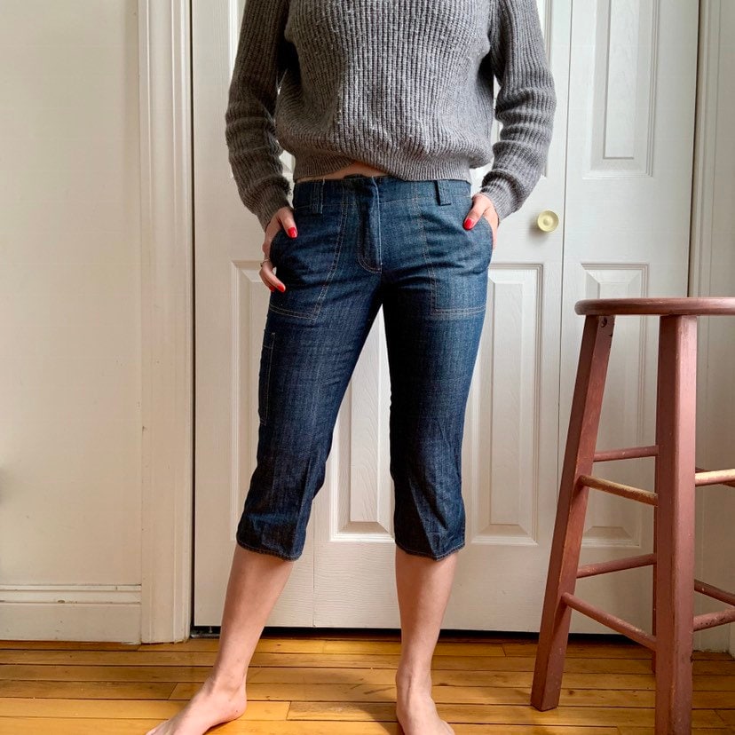 Dkny Vintage Y2K 2000Er Low Rise Denim Jean Capris Größe 2 Dkny Vintage Y2K 2000Er Low Rise Denim Jean Capris Größe 2 von GenerationsPastCo