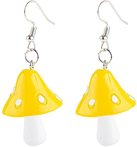 1 Paar Ohrringe, Design: Ente, Pilz, große Ohrhänger, Geschenk für Mädchen und Damen von Generic