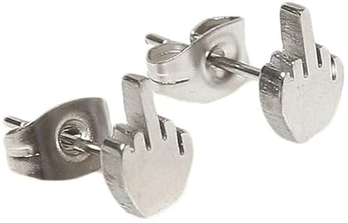 1 Paar Ohrringe aus Edelstahl für Männer und Frauen von Generic