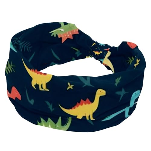 1 Packung Stirnbänder für Damen, rutschfest, elastisch, Sport-Haarbänder für Damen, weiches Stoff-Stirnband für Workout, Yoga, modisches Haarzubehör, Cartoon-Tiere-1286 von Generic
