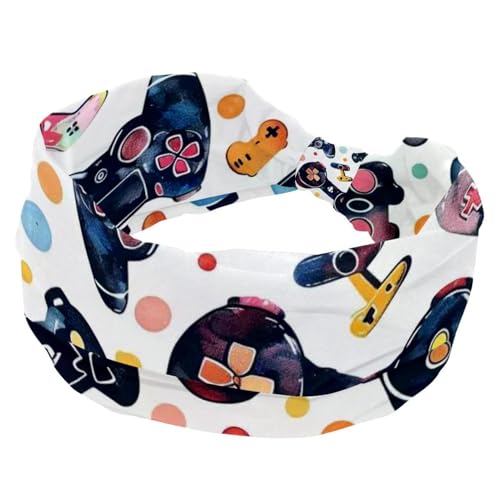 1 Packung breite Stirnbänder für Damen, elastisches Stirnband, Farbspiel-Controller, 1009 Stirnbänder, Damen-Haarband, Turban, Workout, weiches Schweiß-Haarband, Zubehör von Generic