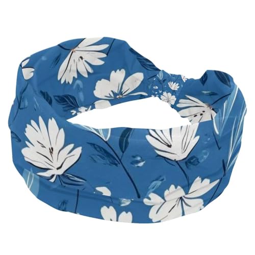 1 Packung breite Stirnbänder für Damen, elastisches Stirnband, farbige Blätter, Stirnbänder für Damen, Haarband, Turban, Workout, weiches Schweiß-Haarband, Zubehör von Generic
