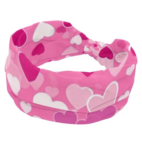 1 Packung breite Stirnbänder für Frauen, elastisches Stirnband, Art Love-1786, Stirnbänder, Damen-Haarband, Turban, Workout, weiches Schweiß-Haarband, Zubehör von Generic