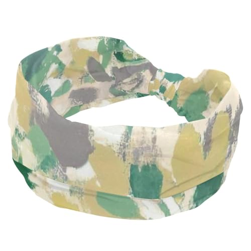 1 Packung breite Stirnbänder für Frauen, elastisches Stirnband, abstrakte Graffiti-25 Stirnbänder, Damen-Haarband, Turban, Workout, weiches Schweiß-Haarband, Zubehör von Generic
