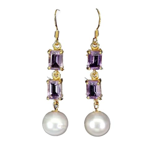 1 Silber 925 Ohrhänger Naturamethyst Traumperlen von Generic