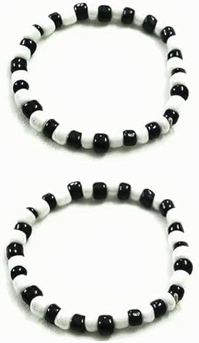 1 Stück BBY Evileye Protection Nazariya BBY Najariya Schwarz und Silber 1 Paar Weiß Schwarz von Generic