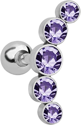 1 Stück Knorpel Helix Tragus Ohr Piercing Schmuck für Frauen Teenager Mädchen Geburtstag Weihnachten Freunde Geschenk von Generic