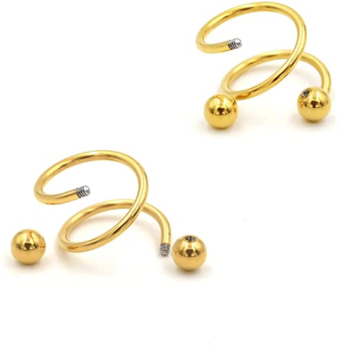 10 Stück Edelstahl Helix Knorpel Tragus Ohr Manschette für Frauen Mädchen Non Piercing Clip auf Knorpel Ohrringe Körperschmuck Verarbeitete Mode von Generic