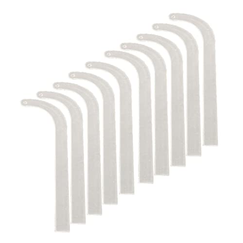 10 Stück transparente Acryl-Ohrringe, Ohrringe, Try On Display, Ohrringe, Trageeffekt, Stick Ohrring, schnell tragend, M, andere Edelsteine, M, Andere Edelsteine von Generic