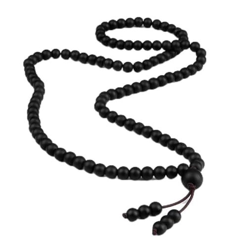 108 Holzperlen Armband 6mm Stein Männer Halskette Meditation Gebet Wrap Armreifen Mode Geschenk (Color : H) von Generic