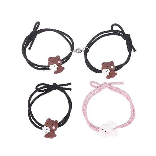 12PCs niedliches Cartoon-Armband mit Umarmungen und Magnet glocke, Schmuck, Geschenke für Mädchen von Generic