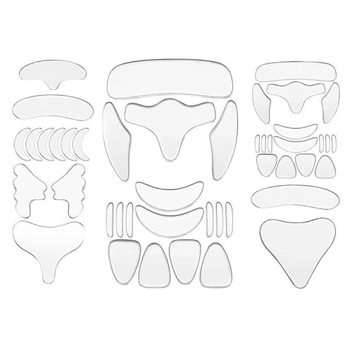 18 wiederverwendbare Silikon-Aufkleber, für Gesicht, Stirn, Augen, Schönheitswerkzeuge, zum Entfernen von Pat-Pflege, Hautlifting, Alterungspflaster von Generic