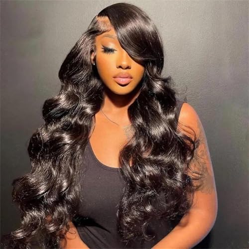 180 Dichte 30 32 Zoll 13X6 HD Transparente Spitze Frontal Perücken Körper Welle Menschliches Haar 13X4 Spitze Vorne Perücke Für Schwarze Frauen 180 Density 32inches#360 von Generic