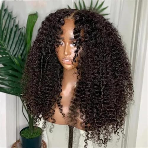 180 Dichte 66 Cm Weiche Verworrene Lockige Lange Tiefe Lace Front Perücken Für Damen Tägliche Leimlose Perücken black 20inches 180 Dichte 66 Cm Weiche Verworrene Lockige Lange Tiefe Lace Front Perücken Für Damen Tägliche Leimlose Perücken black 20inches von Generic