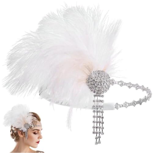 1920er -stirnband - - Gatsby Kopfschmuck Kopfschmuck Brauthaarzubehör Kopfkette Für Frauen von Generic