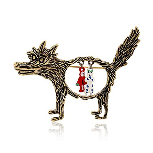 1X Brosche Frauen Golden Weihnachten Hochzeit Braut Pin Kleid Schals Schal Clip Damen Schmuck Liebesgeschenk Langlebig und nützlich von Generic