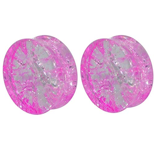 2 STÜCKE/Stein Ohrstöpsel Ohrringe Frauen Männer Flesh Tunnel Piercing Expander Ohr Keil Stecker von Generic