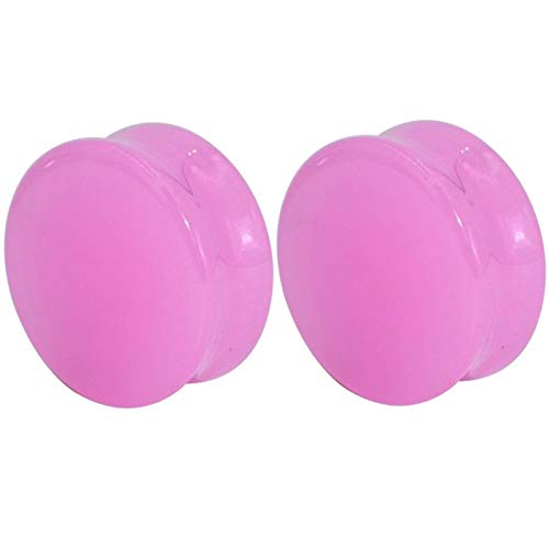 2 STÜCKE/Stein Ohrstöpsel Ohrringe Frauen Männer Flesh Tunnel Piercing Expander Ohr Keil Stecker von Generic