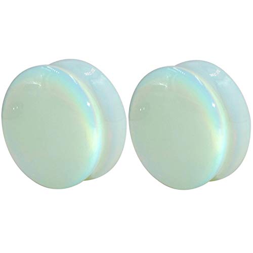 2 STÜCKE/Stein Ohrstöpsel Ohrringe Frauen Männer Flesh Tunnel Piercing Expander Ohr Keil Stecker von Generic