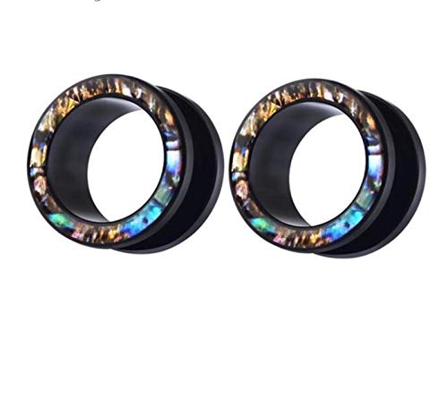 2 STÜCKE Punk Acryl Ohr Tunnel Plugs Ohr Messgeräte Plugs Piercing Schmuck Ohr Expander von Generic