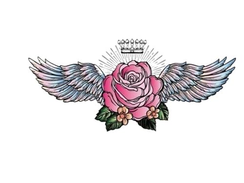 2 Stück Aufkleber Temporäre Tattoos Blumen Mandala Muster(CH03) von Generic