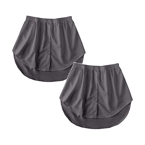 2 Stück Hemdverlängerung Damen Minirock Blusenrock Petticoat Extender Hemd Verlängerung Layering Top Mini-Unterrock Saum Röckchen Blusen Verlängerung Damen 2 Stück Hemdverlängerung Damen Minirock Blusenrock Petticoat Extender Hemd Verlängerung Layering Top Mini-Unterrock Saum Röckchen Blusen Verlängerung Damen von Generic