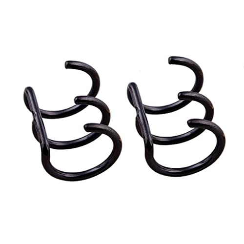 2 Stück Mode Gold Farbe Ohr Manschetten Blatt Clip Ohrringe für Frauen Kletterer kein Piercing Schmuck Falsche Knorpel Ohrring Zubehör von Generic