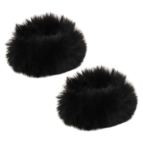 2 Stück Pelzhaargummis, Kunstfell-Haargummis, elastische Haargummis flauschiger Pferdeschwanzhalter für Frauen oder Mädchen 2 Stück Pelzhaargummis, Kunstfell-Haargummis, elastische Haargummis flauschiger Pferdeschwanzhalter für Frauen oder Mädchen von Generic
