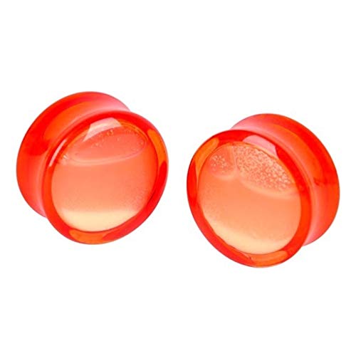 2 Stück Piercing Glow Acryl Expander Plugs und Tunnel Ohr Piercing Plugs 2 Stück Piercing Glow Acryl Expander Plugs und Tunnel Ohr Piercing Plugs von Generic