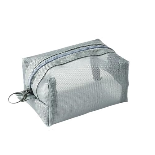 2 stücke Nylon Organizer Pouch Männer Und Frauen Kulturbeutel Kopfhörer Schlüssel Fall(Gray) von Generic