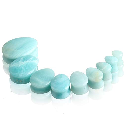 2 stücke Stein Teardrop Tunnel Piercings Stecker Ohrring Messgeräte Ohr Expander Keil Stecker Ohr Piercings 2 stücke Stein Teardrop Tunnel Piercings Stecker Ohrring Messgeräte Ohr Expander Keil Stecker Ohr Piercings von Generic