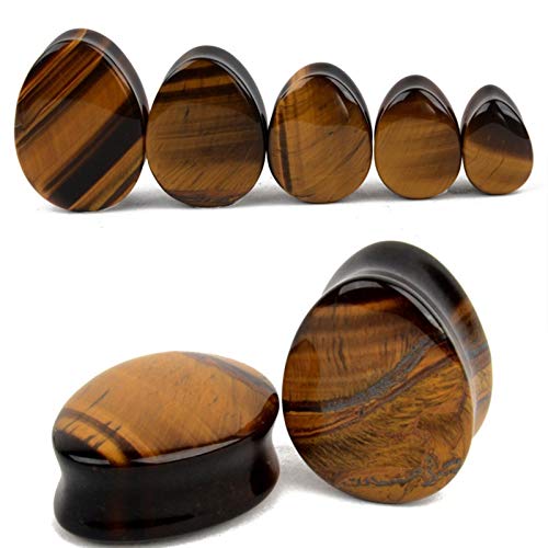 2 stücke Stein Teardrop Tunnel Piercings Stecker Ohrring Messgeräte Ohr Expander Keil Stecker Ohr Piercings 2 stücke Stein Teardrop Tunnel Piercings Stecker Ohrring Messgeräte Ohr Expander Keil Stecker Ohr Piercings von Generic