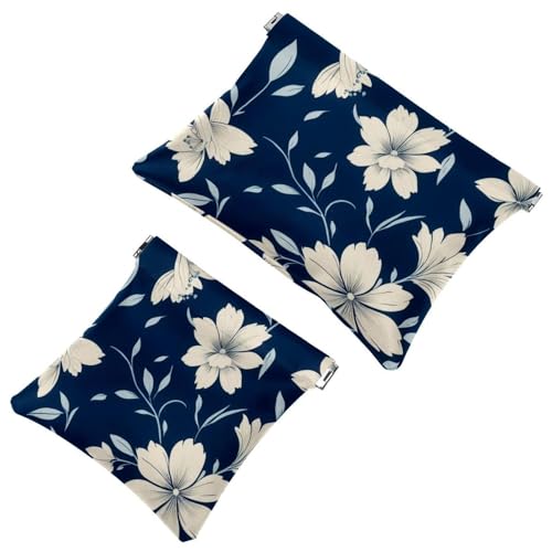 2 x Schrapnellbeutel für Geldbörse, Blattkunst-2188, wasserdichte Make-up-Tasche, tragbare Tasche für Frauen, Geschenke von Generic