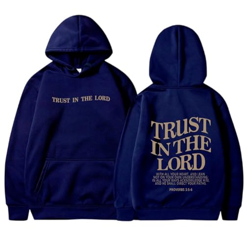 2024 Jesus Loves You Hoodie Damen Kapuzenpullover Oversize Pullover Briefdruck Sweatshirt Freizeit Sport Langarmshirt Hoodies Training Pulli Streetwear-Mehrere Farben verfügbar von Generic