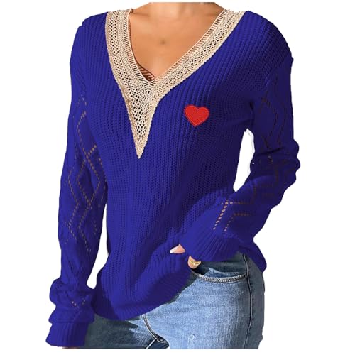 2024 Winter Thermo Strickpullover Für Damen Stilvoller Elegance Langarmshirt Lockere Passform Warme Pulli Frauen Einfarbig Feinstrickpullover 90Er Jahre Outfit Weißes Pullover von Generic