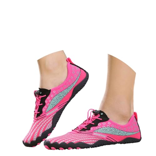 2025 Schuhe Damen einfache Barfuß-Zehenschuhe Frauen MädchenBarfußSchuhe Unisex Traillaufschuhe Wanderschuhe Casual Flacheschuh Low Plateau Walkingschuhe Fitness Orthopädische von Generic
