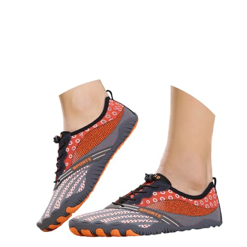 2025 Schuhe Damen einfache Barfuß-Zehenschuhe Frauen MädchenBarfußSchuhe Unisex Traillaufschuhe Wanderschuhe Casual Flacheschuh Low Plateau Walkingschuhe Fitness Orthopädische von Generic