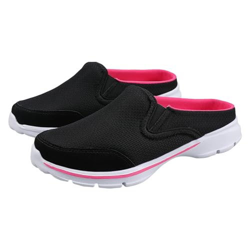2025 schnürung Damen Sneakers Freizeit mesh atmungsaktiv Sandals Hausschuhe mit Fussbett Frauen Turnschuhe weich bequem Fitnessschuhe Studenten Wanderschuhe Orthopedic Diabetic Walking Shoes von Generic