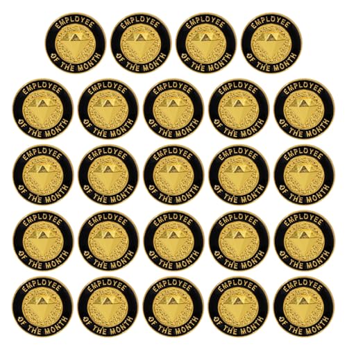 24 Anstecknadeln für Mitarbeiter mit Muster, Mitarbeiter des Monats, perfekt für die Auszeichnung von Mitarbeitern und Teammitgliedern von Generic