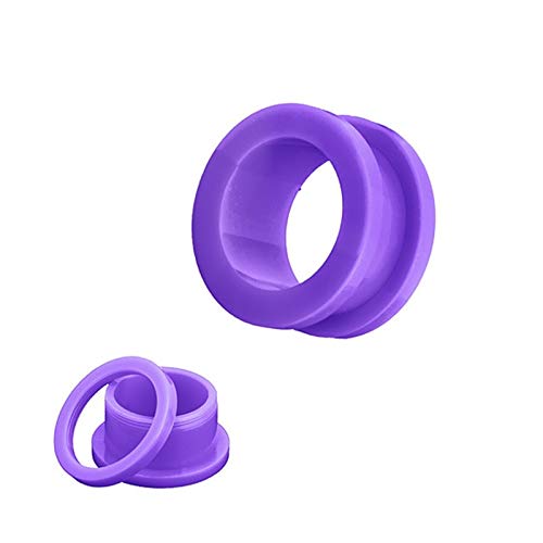 2Pcs Acryl Ohr Stecker Und Tunnel Ohr Expander Bahren Kit Piercing Set Körper Schmuck Stecker von Generic