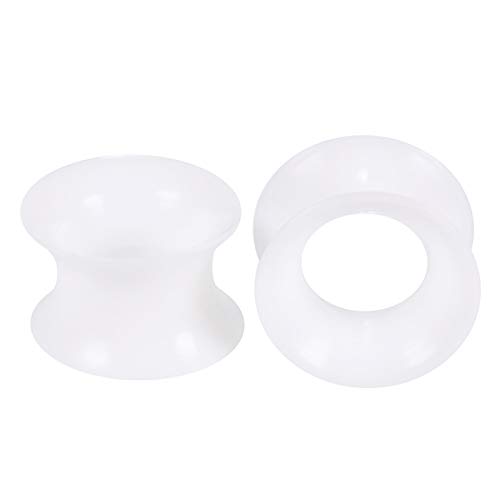 2Pcs Silikon Piercings Earlets Geschraubt Ohrring Expander Ohr Messgeräte Stecker von Generic