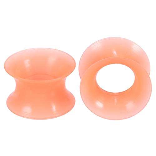 2Pcs Silikon Piercings Earlets Geschraubt Ohrring Expander Ohr Messgeräte Stecker von Generic