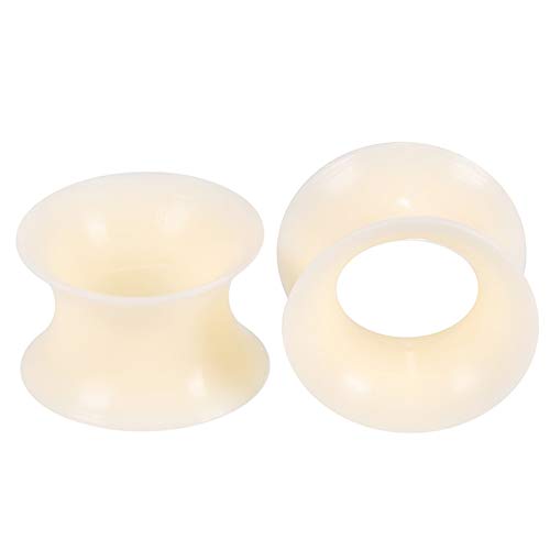 2Pcs Silikon Tunnel Ohr Piercings Earlets Geschraubt Expander Ohr Messgeräte Stecker von Generic