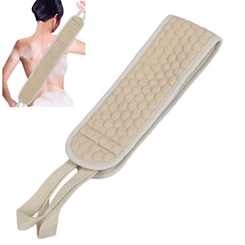 2er-Pack Peeling-Waschlappen-Handtuch-Set Zum Körperschrubben unter Der Dusche, Mit Luffa-Schwamm Und Rückenschrubber von Generic