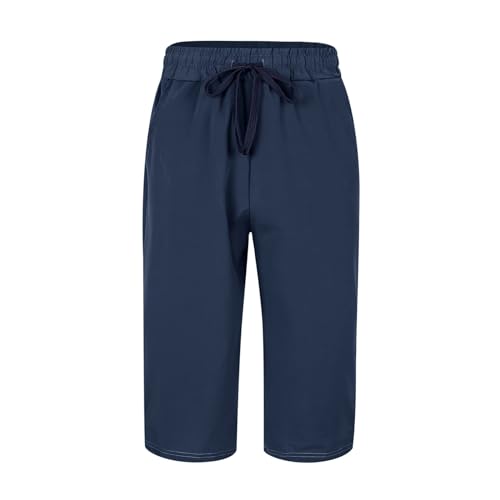 3/4 Hose Herren Leinen, Baumwolle Leinenhose Herren mit Gummizug Baggy Freizeithose Gym Caprihose Jogginghose Stretch Leichte Outdoorhose Bequem Baumwollhose Sport Strandhosen 3/4 Hose Herren Leinen, Baumwolle Leinenhose Herren mit Gummizug Baggy Freizeithose Gym Caprihose Jogginghose Stretch Leichte Outdoorhose Bequem Baumwollhose Sport Strandhosen von Generic