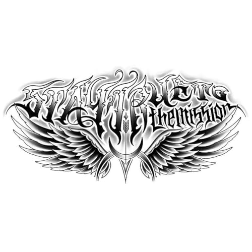 3 PCS Temporary Tattoos Flügel Corsage Kräuter Tattoo Aufkleber Großes Muster Rücken Männer Und Frauen Langlebige Wasserdichte Simulation Tattoos Nicht Reflektierend von Generic