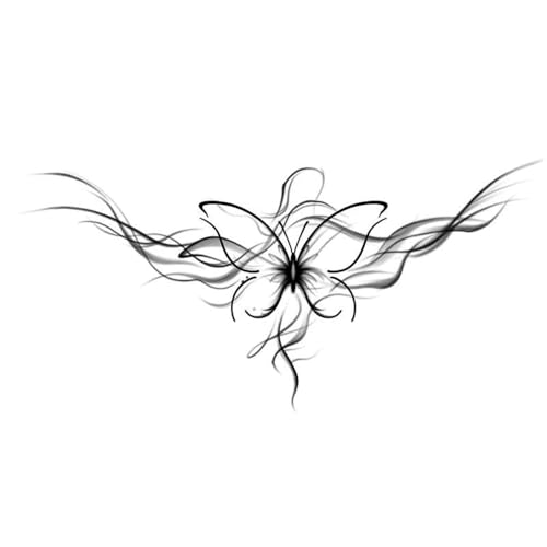 3 PCS Temporary Tattoos Frauen Saft Tattoo Aufkleber Bogen Wasserdicht Lang Anhaltende Semi-Permanente Corsage Schlüsselbein Abdeckung Narbe Simulation Tattoo von Generic